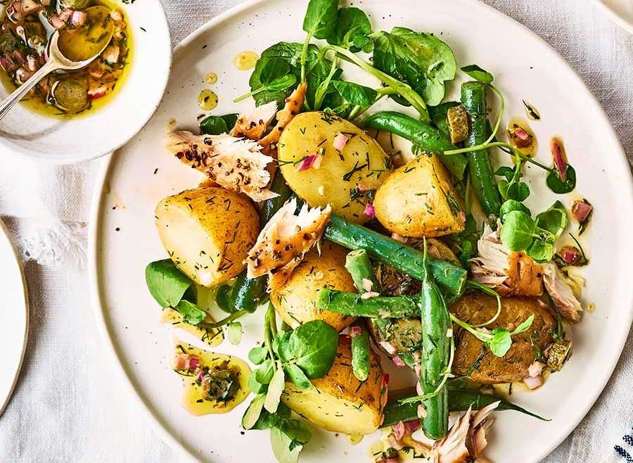 Warm Mackerel and Potato Salad